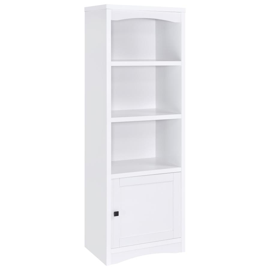 (image for) Laughlin 3-shelf Engineered Wood Media Tower White