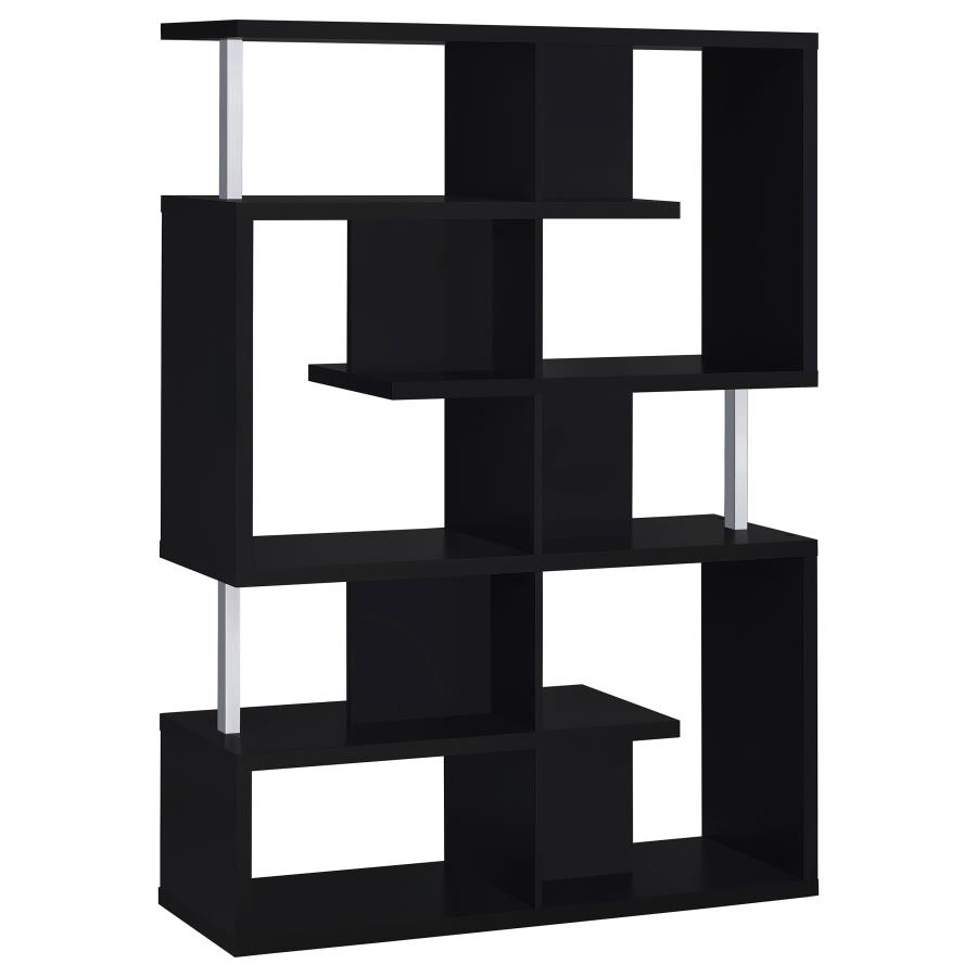 (image for) Hoover 63-inch 5-shelf Bookshelf Black