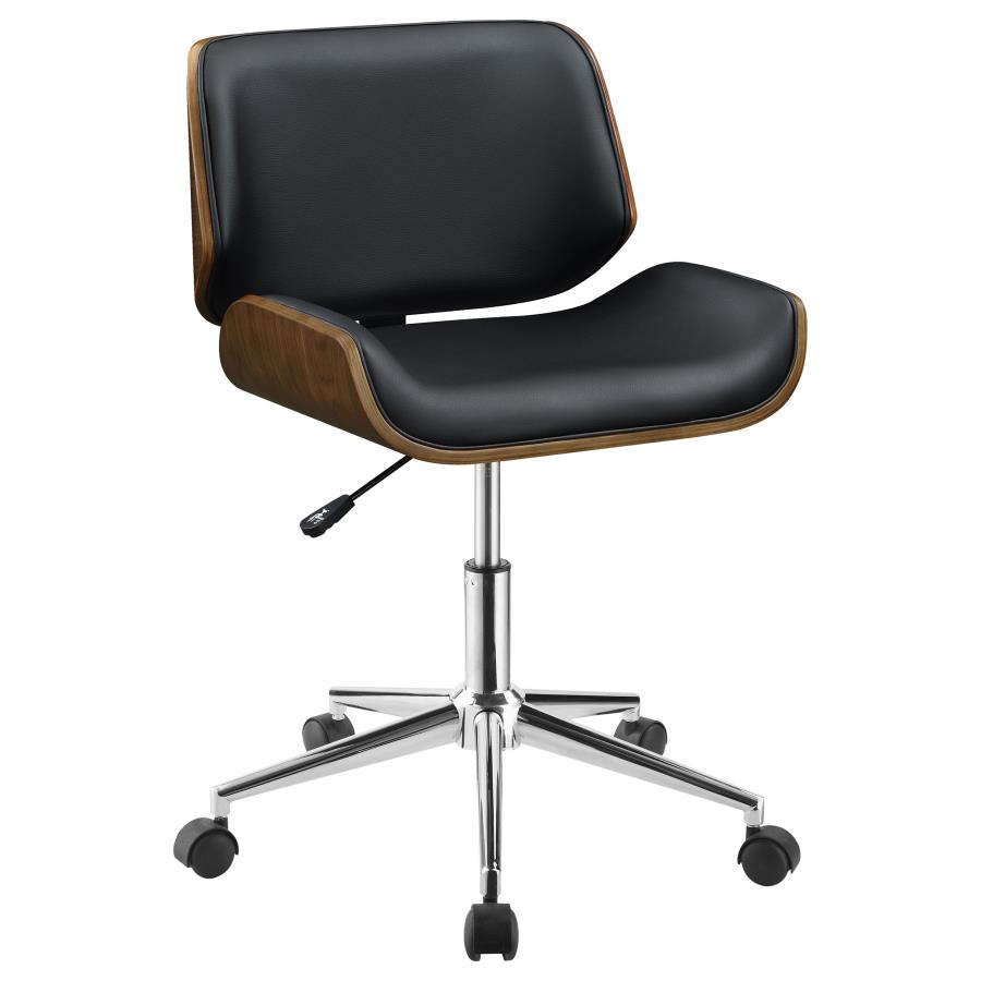 (image for) Addington Upholstered Adjustable Office Desk Chair Black