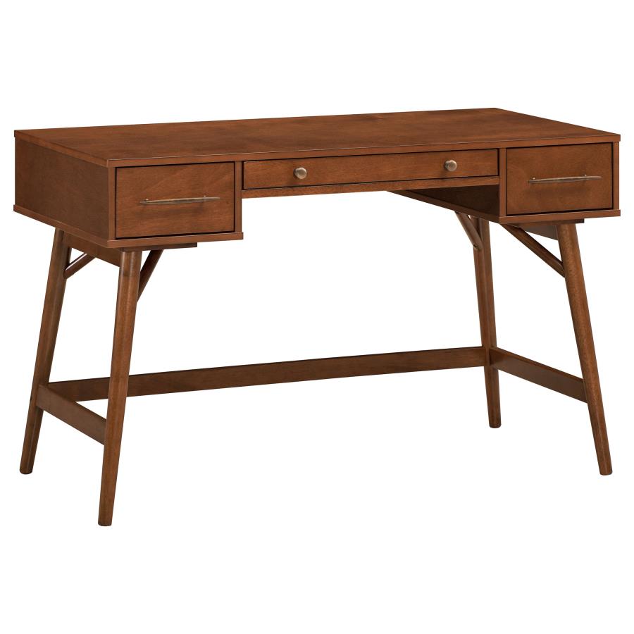 (image for) Mugga 3-drawer Writing Desk Walnut