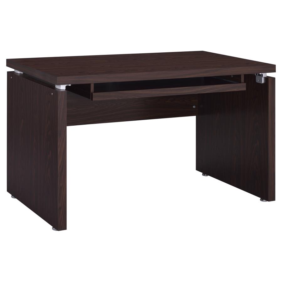 (image for) Russell 47-inch Computer Desk with Keyboard Tray Medium Oak