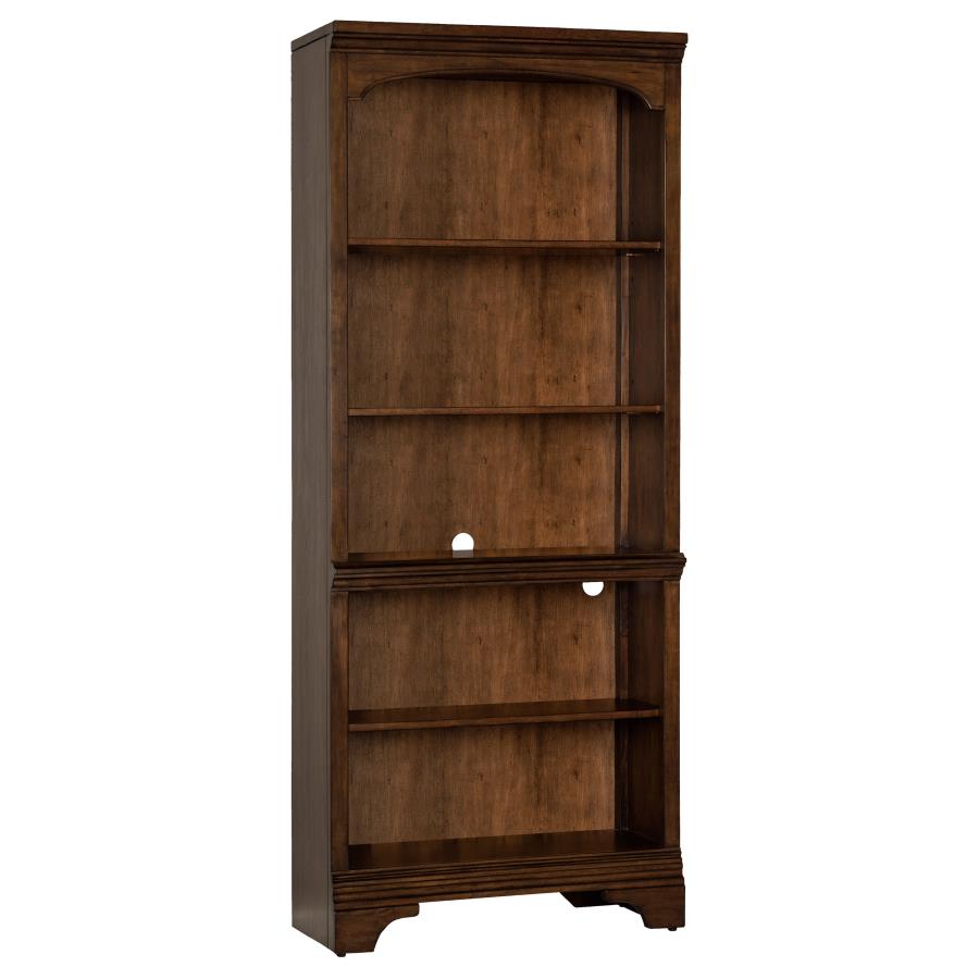 (image for) Hartshill 78-inch 5-shelf Bookcase Burnished Oak