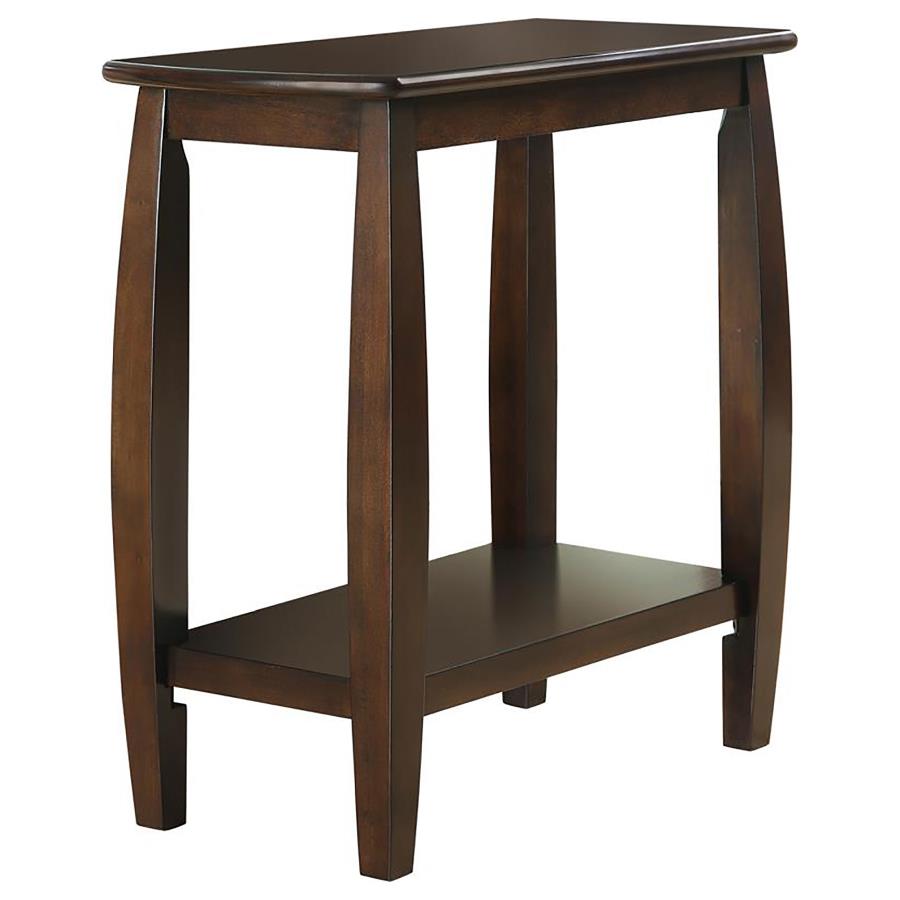 (image for) Raphael 1-shelf Rectangular Wood Side Table Cappuccino