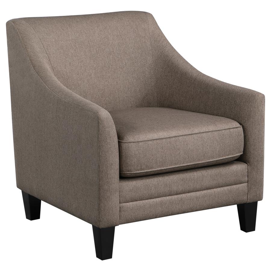 (image for) Liam Upholstered Sloped Arm Accent Club Chair Camel