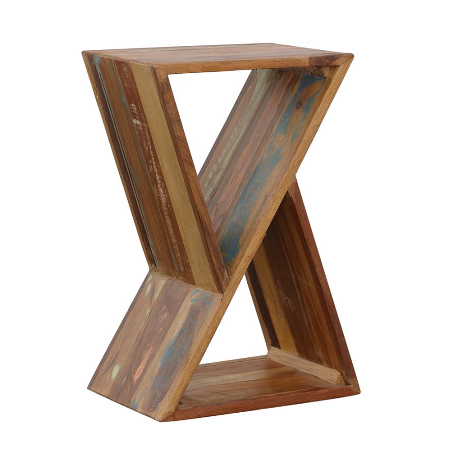 (image for) Lily Solid Reclaimed Wood Accent Side Table Natural