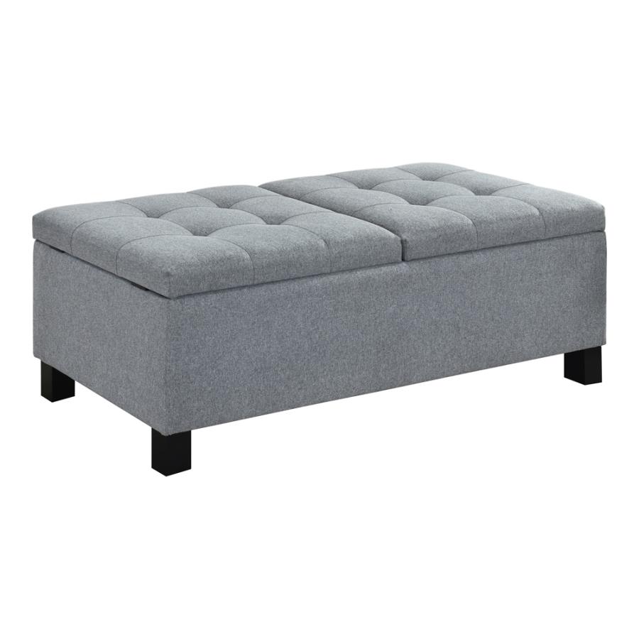 (image for) Corner Split Storage Bench Grey