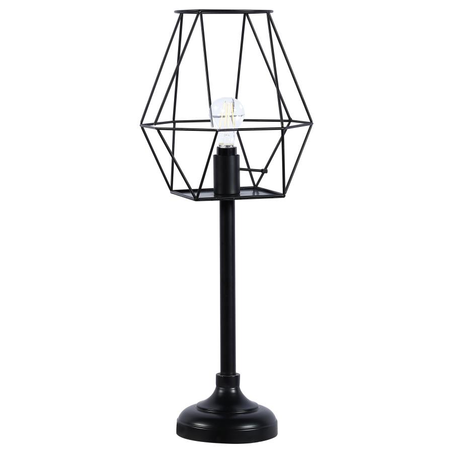 (image for) Mariya Metal Open Shade Table Lamp Black