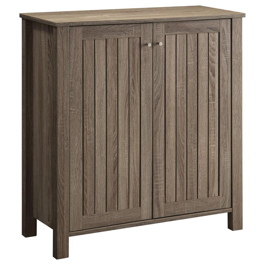 (image for) Marisa 4-shelf Engineered Wood Shoe Cabinet Dark Taupe