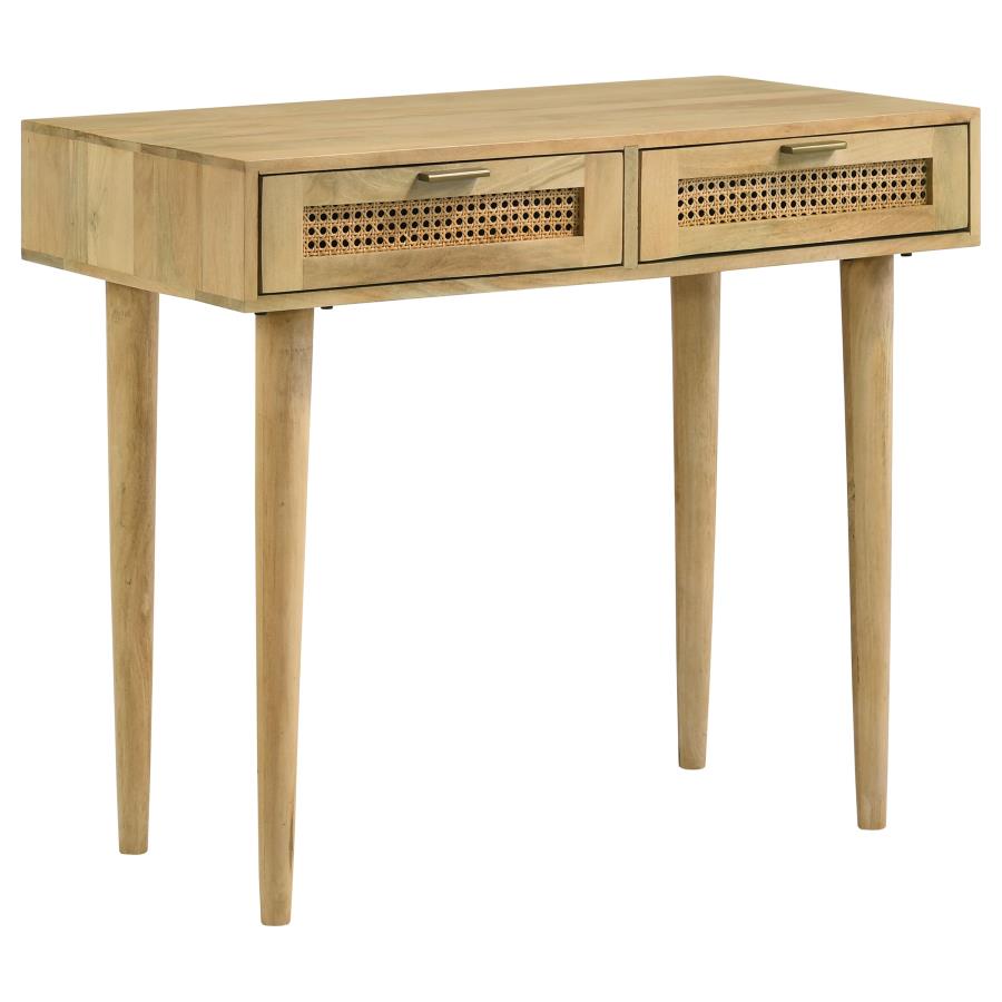 (image for) Zamora 2-drawer Entryway Console Accent Table Natural