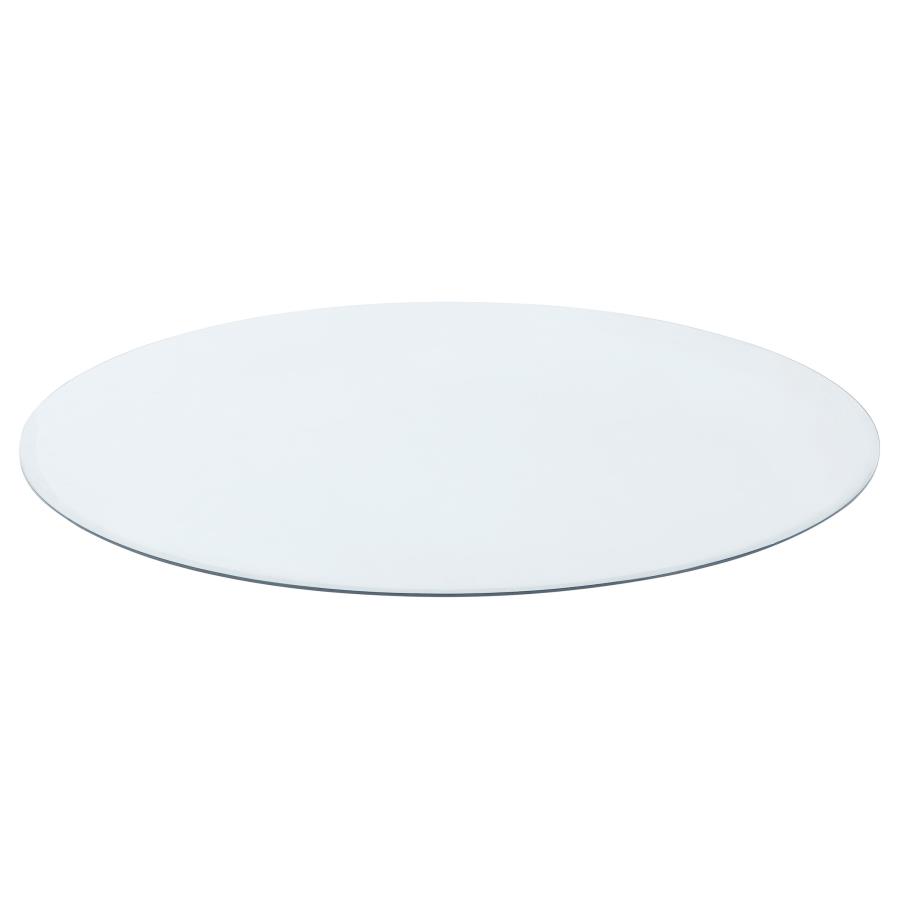 (image for) 54-inch 8mm Round Clear Tempered Glass Top